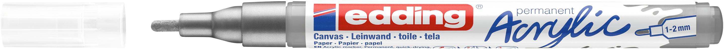 Produktbild edding Acrylmarker 5300 fein silber 2 von 10