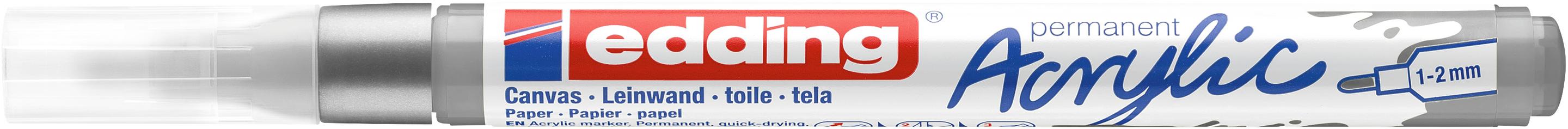 edding Acrylmarker 5300 fein silber