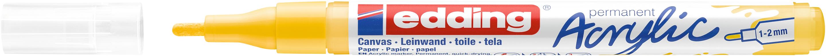 Produktbild edding Acrylmarker 5300 fein verkehrsgelb 2 von 8