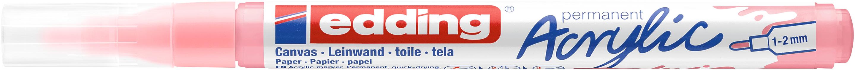 edding Acrylmarker 5300 fein edel mauve