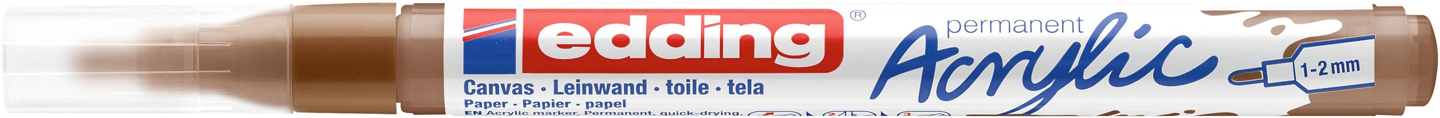edding Acrylmarker 5300 fein haselnuss