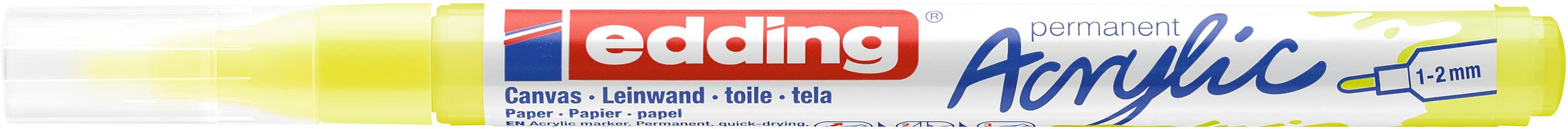 edding Acrylmarker 5300 fein neongelb