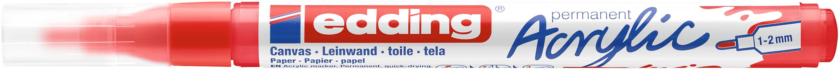 edding Acrylmarker 5300 fein verkehrsrot