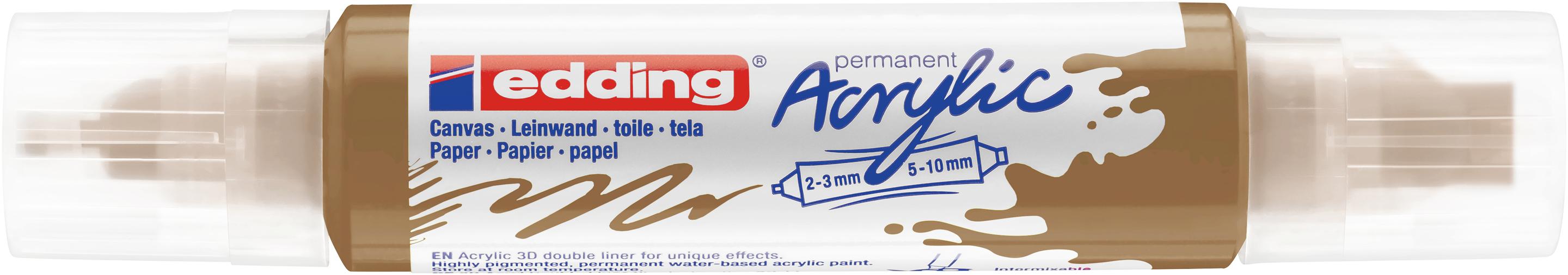 edding Double Liner 3D  reichgold