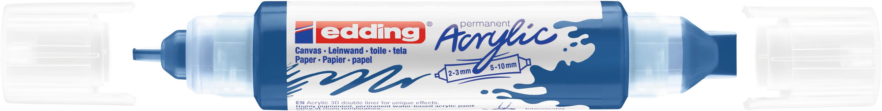 Produktbild edding Double Liner 3D  enzianblau 2 von 13