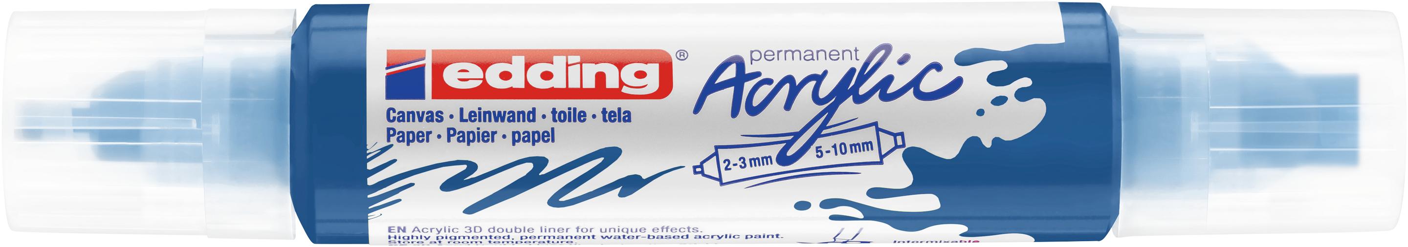 edding Double Liner 3D  enzianblau