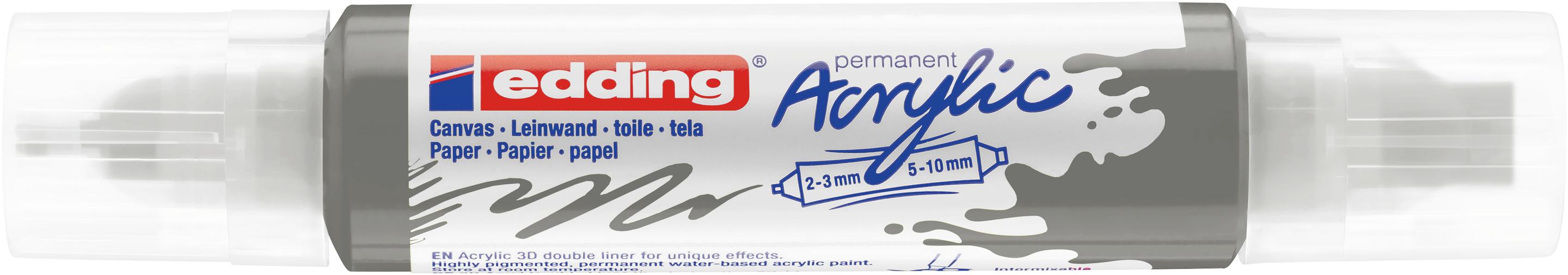 edding Double Liner 3D  anthrazit