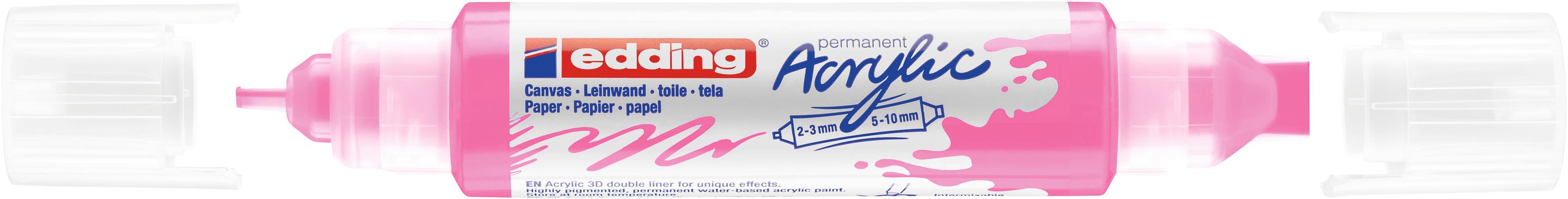 Produktbild edding Double Liner 3D  neonpink 2 von 13