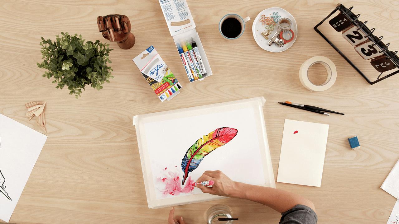 Produktbild edding Acrylmarker 5100 5er-Set medium basic 7 von 10
