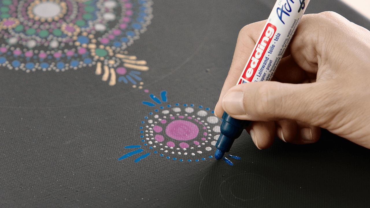 Produktbild edding Acrylmarker 5100 5er-Set medium festive 9 von 12