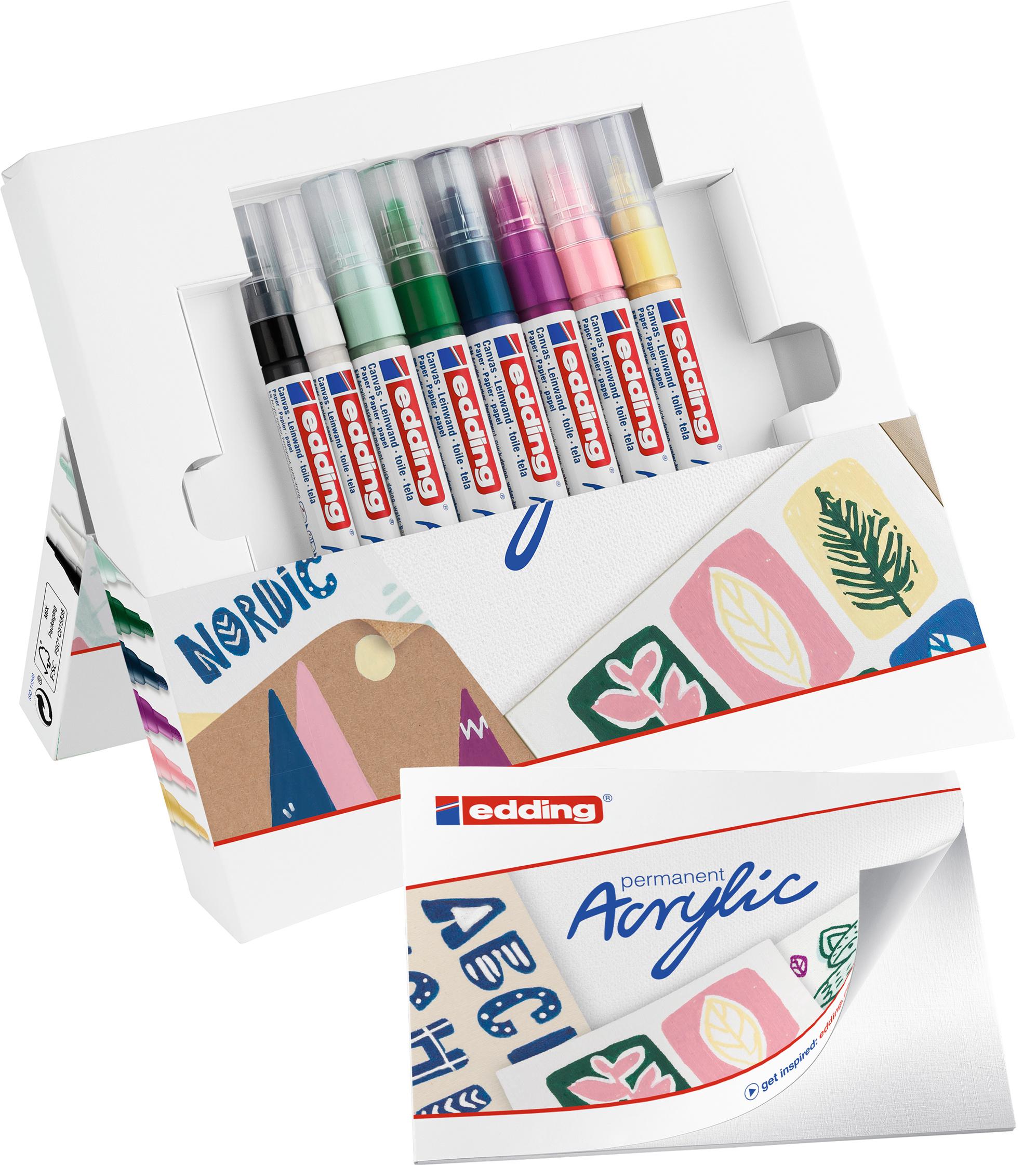 Produktbild edding Start Easy 8er-Acryl-Set Nordic 3 von 14