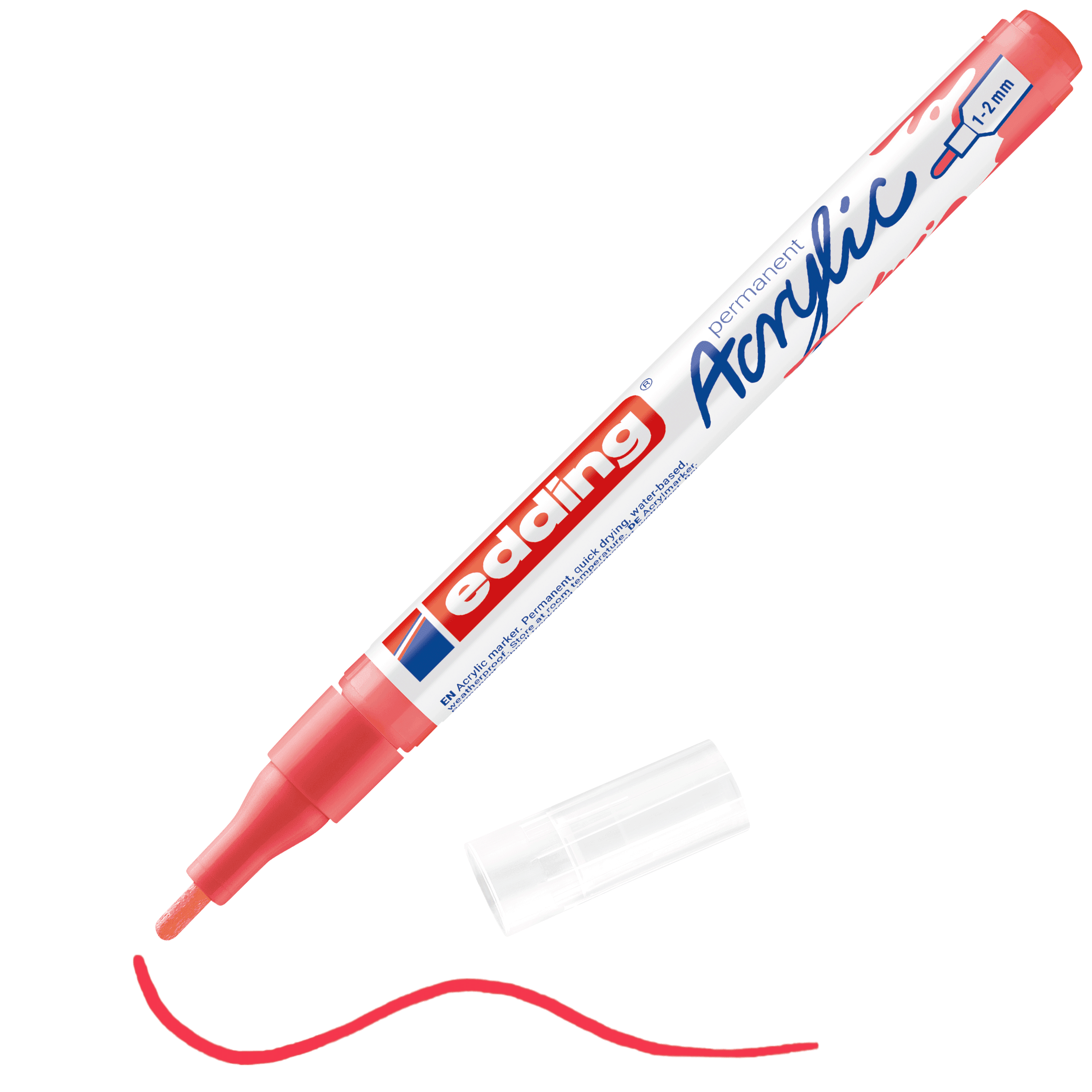 edding 5300 Acrylmarker fein koralle matt