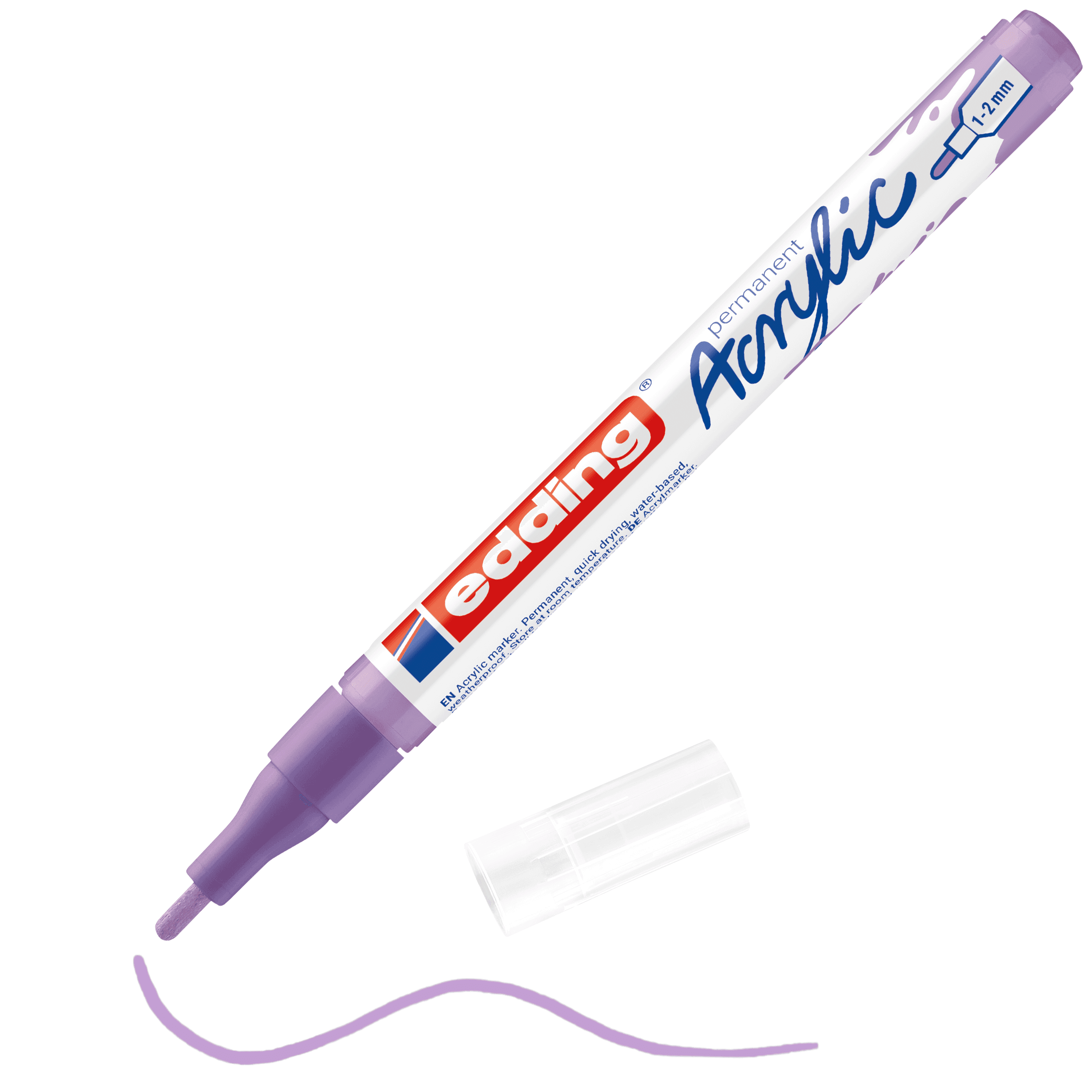 edding 5300 Acrylmarker fein helllavendel matt