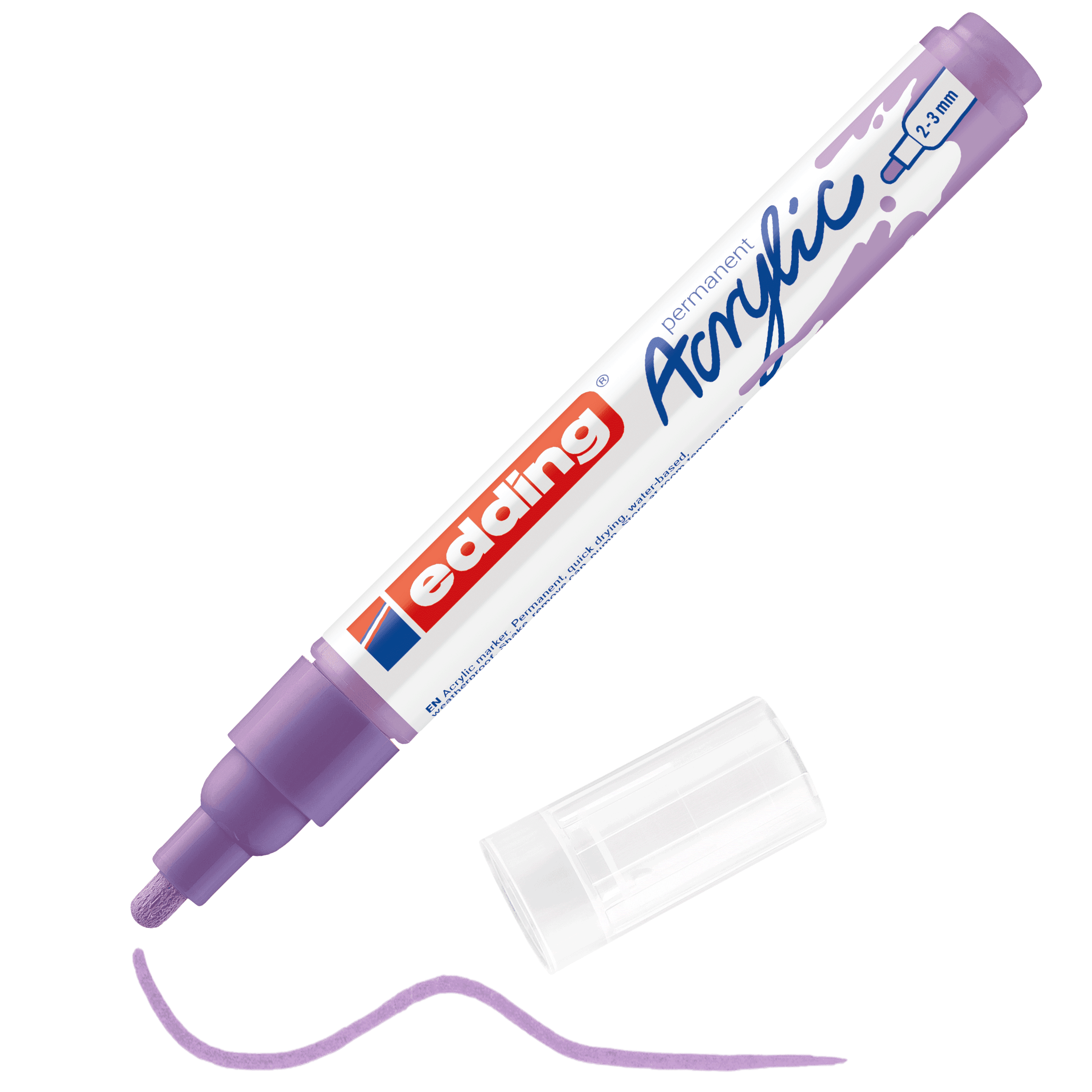 edding 5100 Acrylmarker medium helllavendel matt