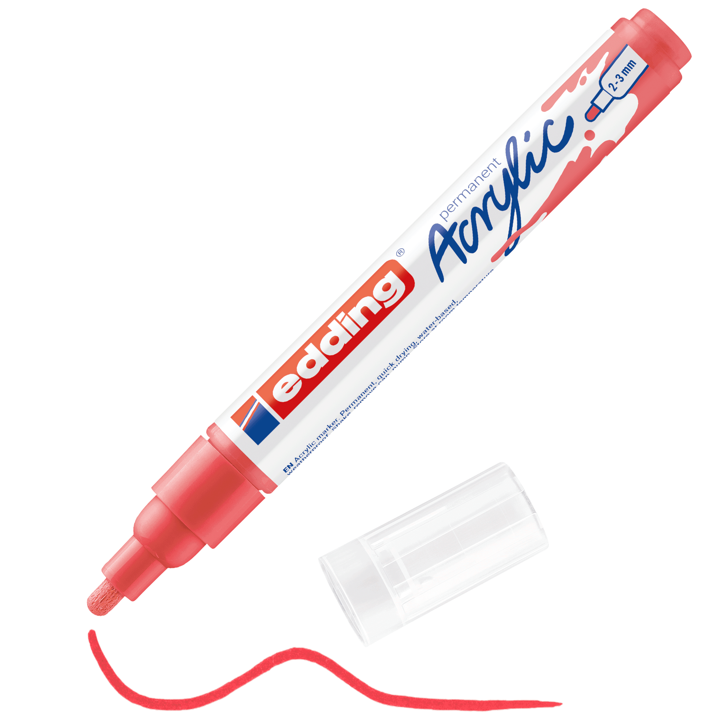 edding 5100 Acrylmarker medium koralle matt