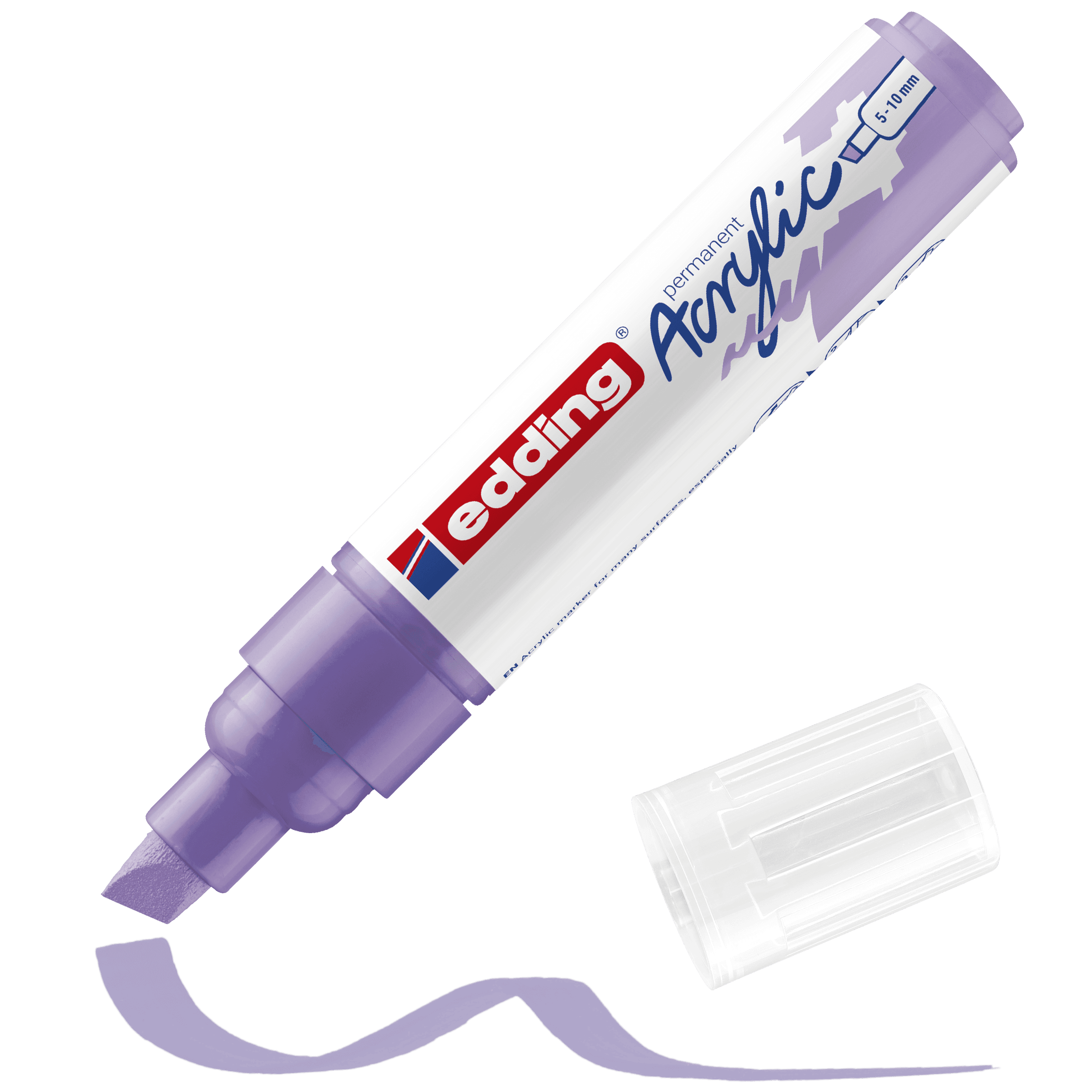 edding 5000 Acrylmarker breit helllavendel matt