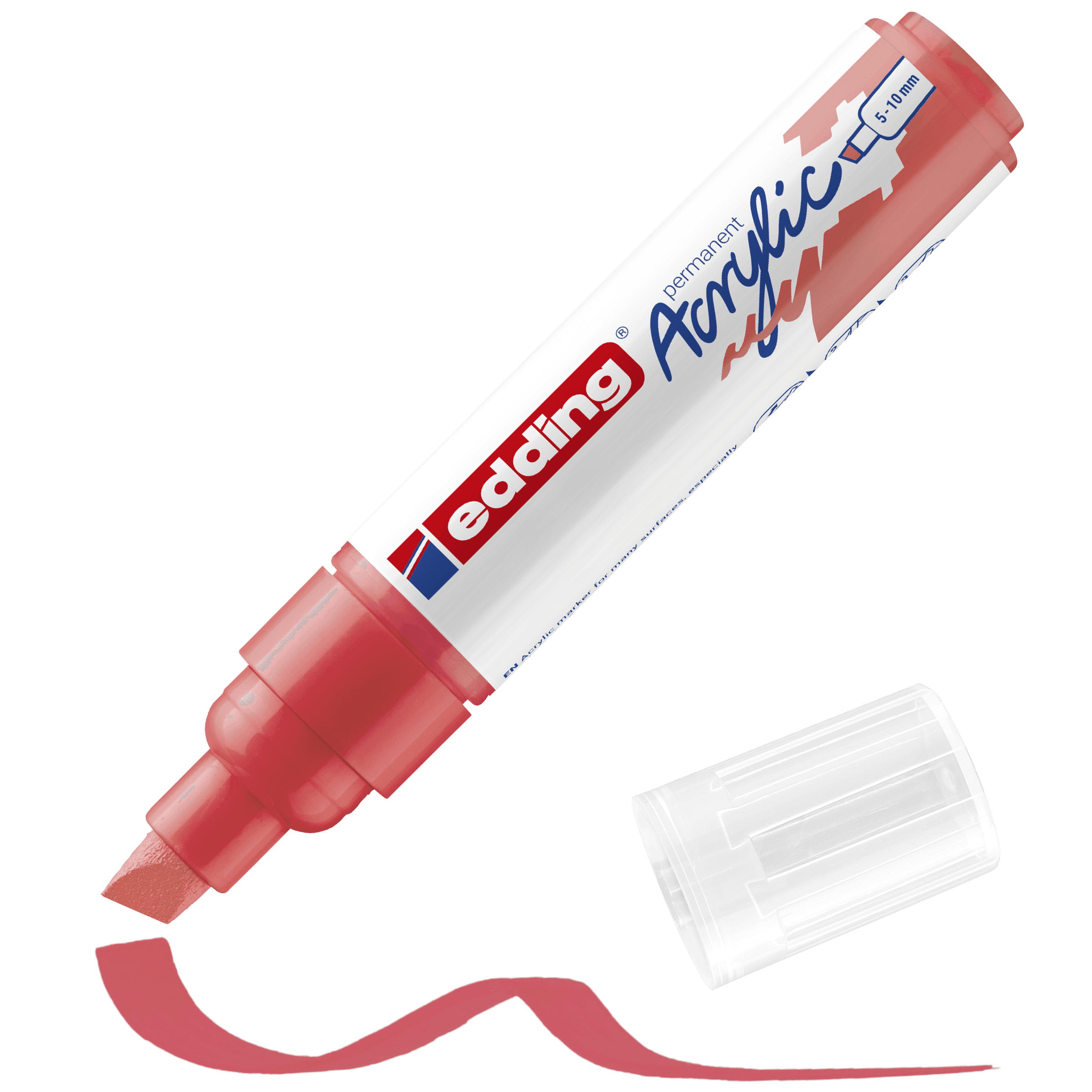 edding 5000 Acrylmarker breit koralle matt