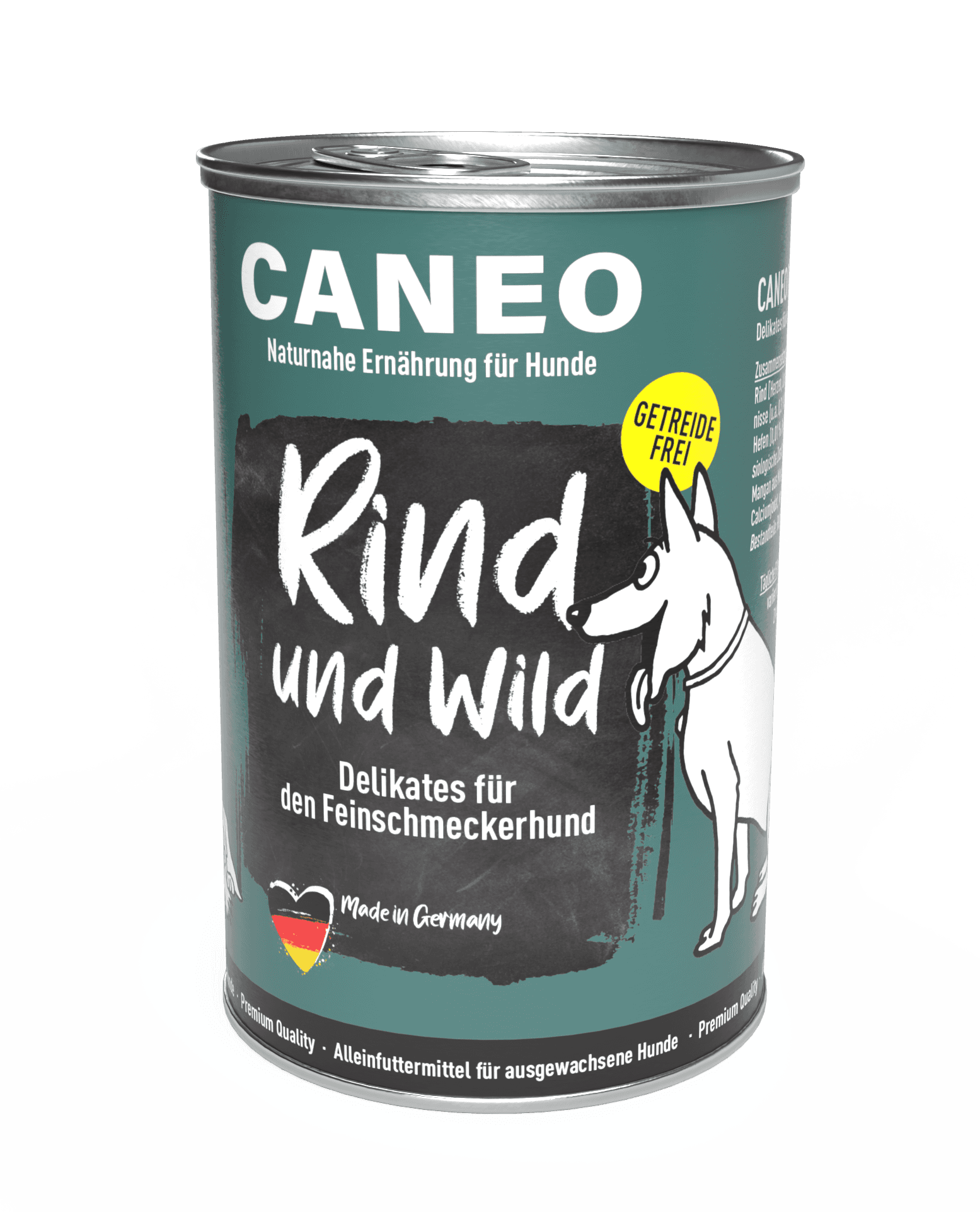 CANEO Hundenassfutter Rind und Wild