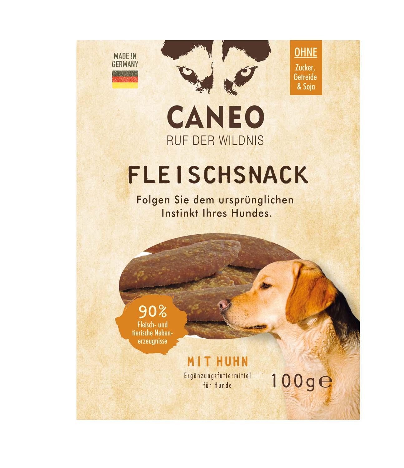 CANEO Fleischsnacks für Hunde mit Huhn