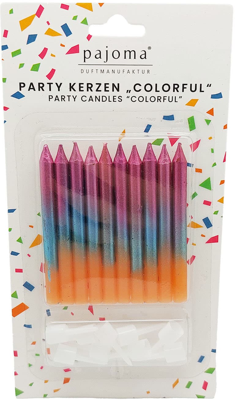 pajoma Partykerzen Colourful