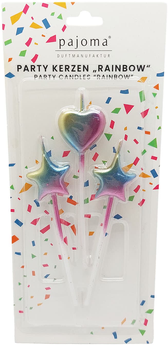 pajoma Partykerzen Rainbow