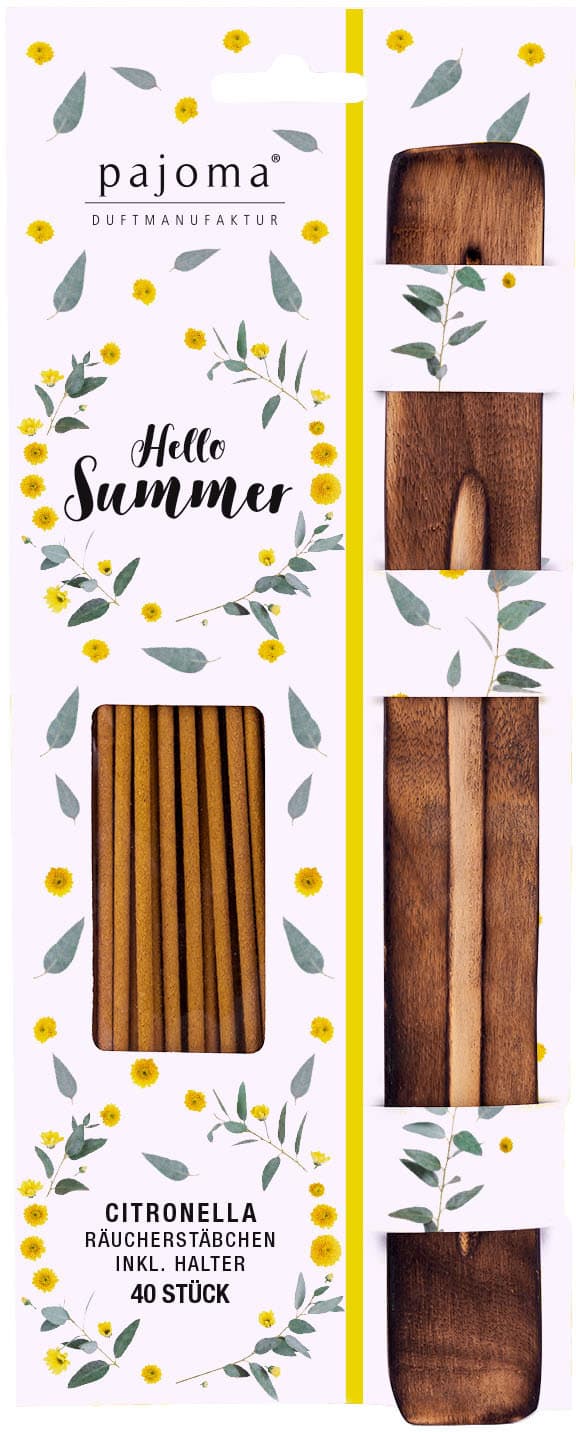 pajoma Räucherstäbchen Citronella mit Halter