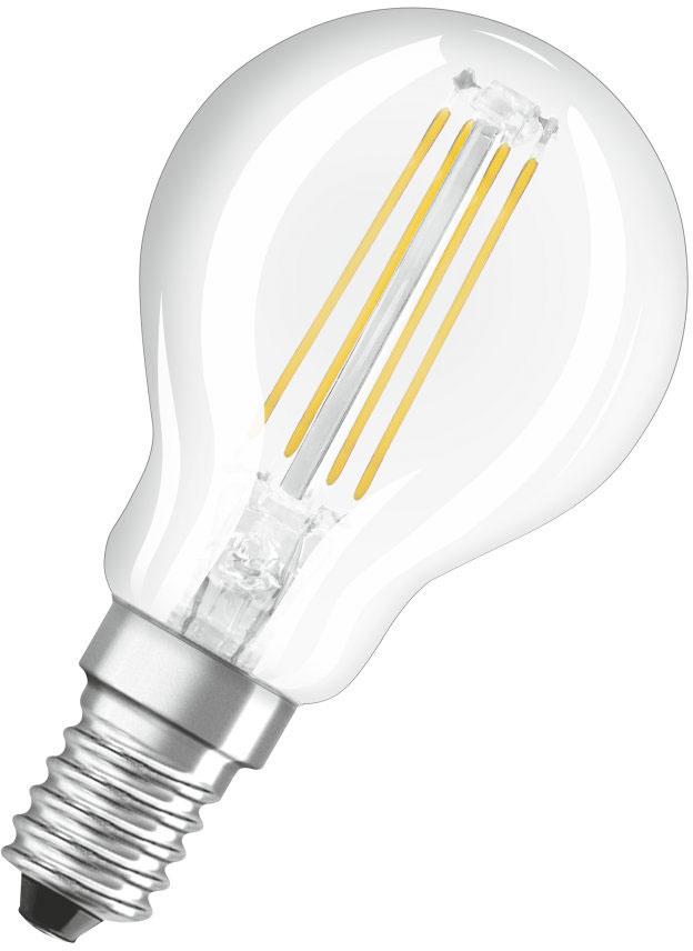 OSRAM LED-Filament-Lampe klassische Miniballform,E14 - 4 Watt