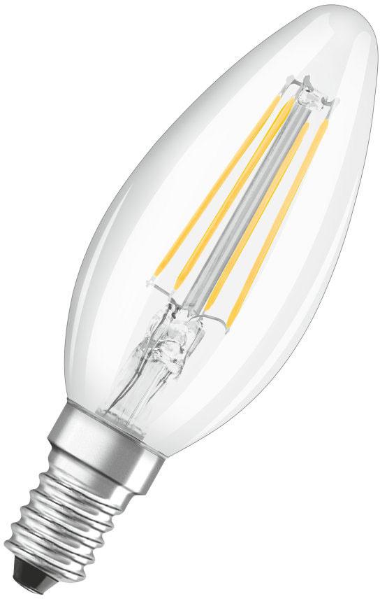 OSRAM LED-Filament-Lampe klassische Minikerzenform E14 - 4 Watt