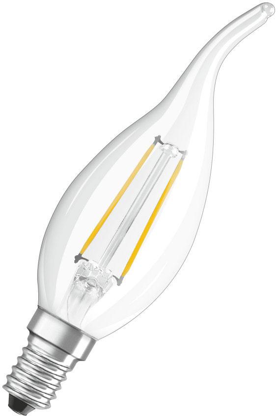 OSRAM LED-Filament-Lampe Kerzenform E14 - 2,5 Watt