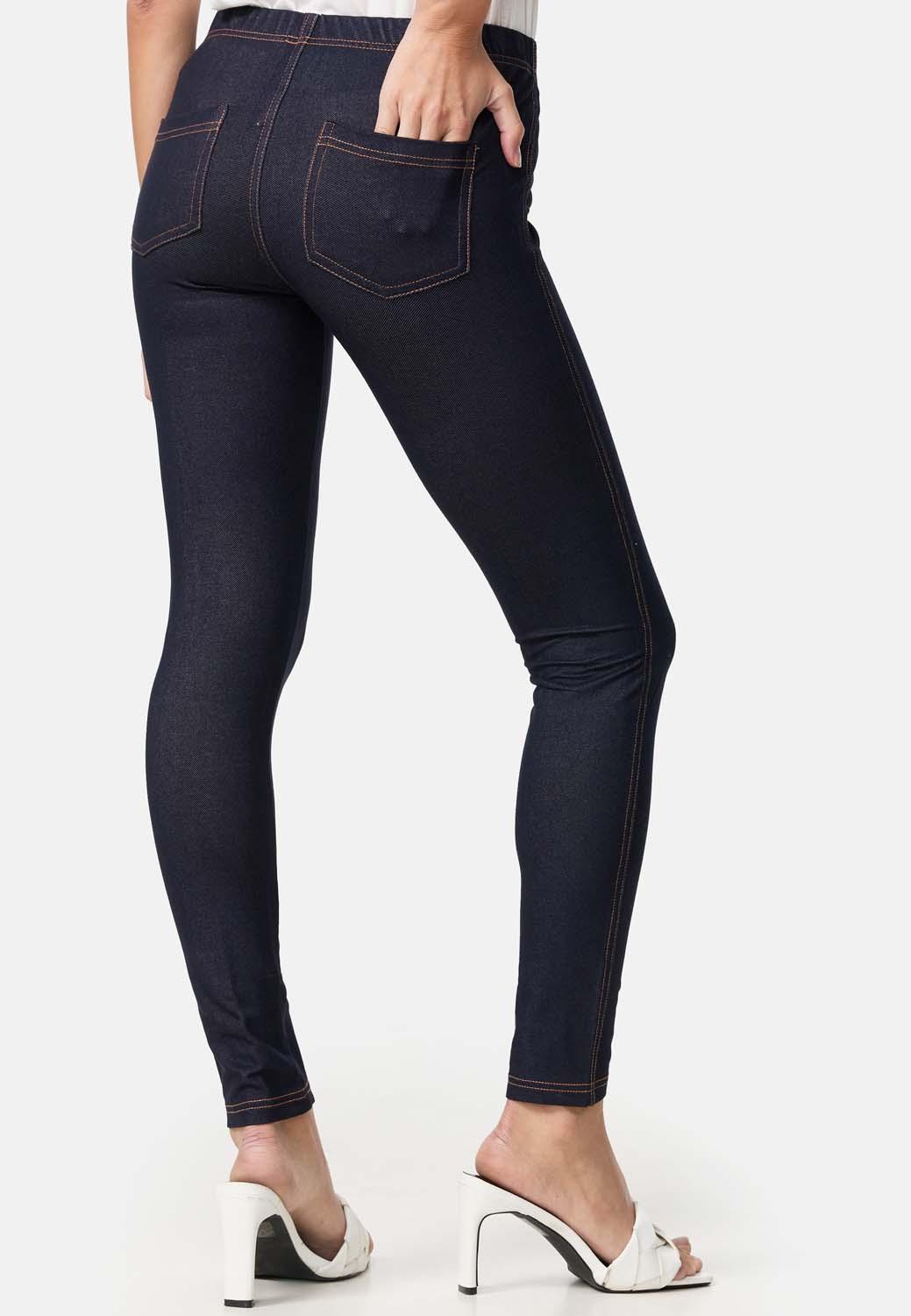 Produktbild NUR DIE Damen Treggings Jeans-Look Relax&Go 3 von 9