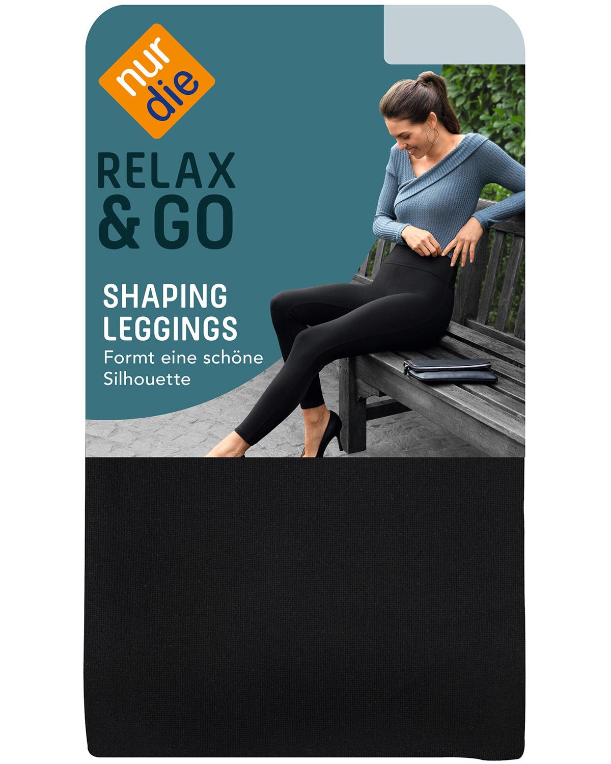 NUR DIE Damen figurformende Leggings Relax&Go Shaping