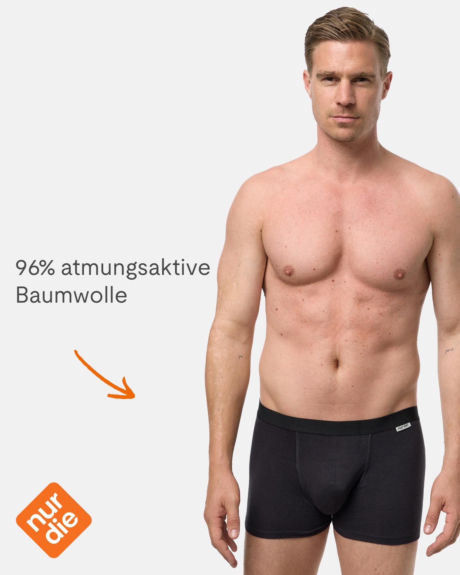 Produktbild NUR DIE Herren Boxer Cotton Stretch 3er Pack 2 von 5