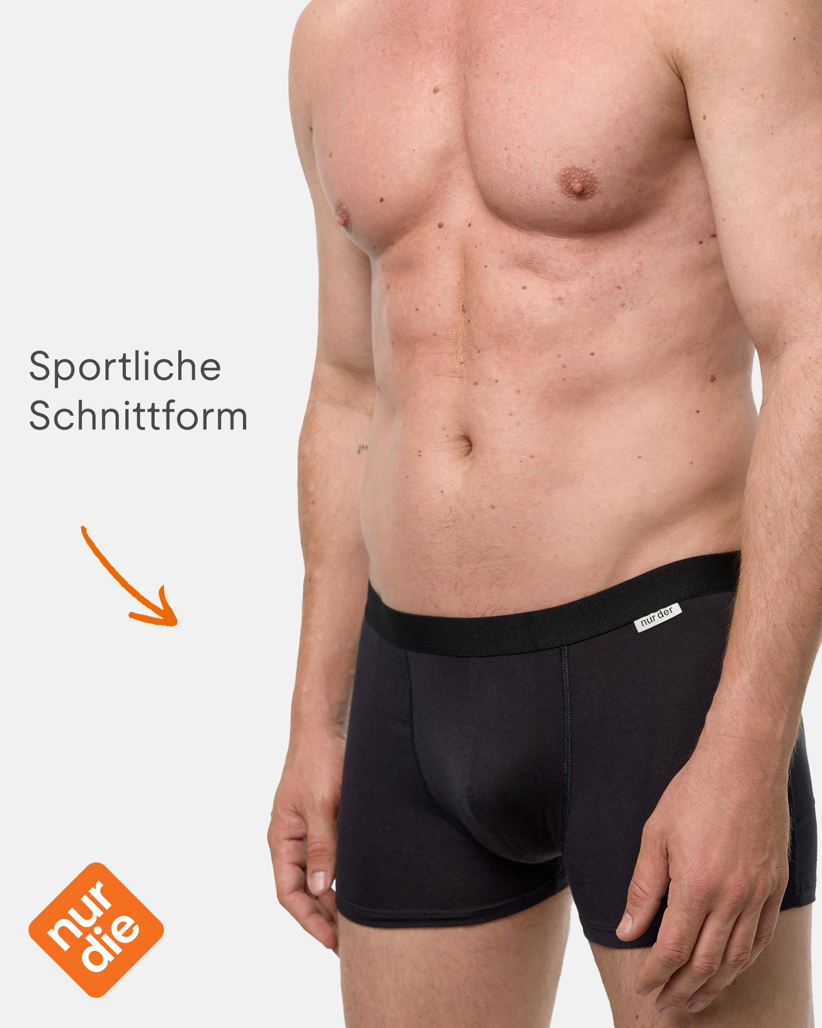 Produktbild NUR DIE Herren Boxer Cotton Stretch 3er Pack 3 von 5