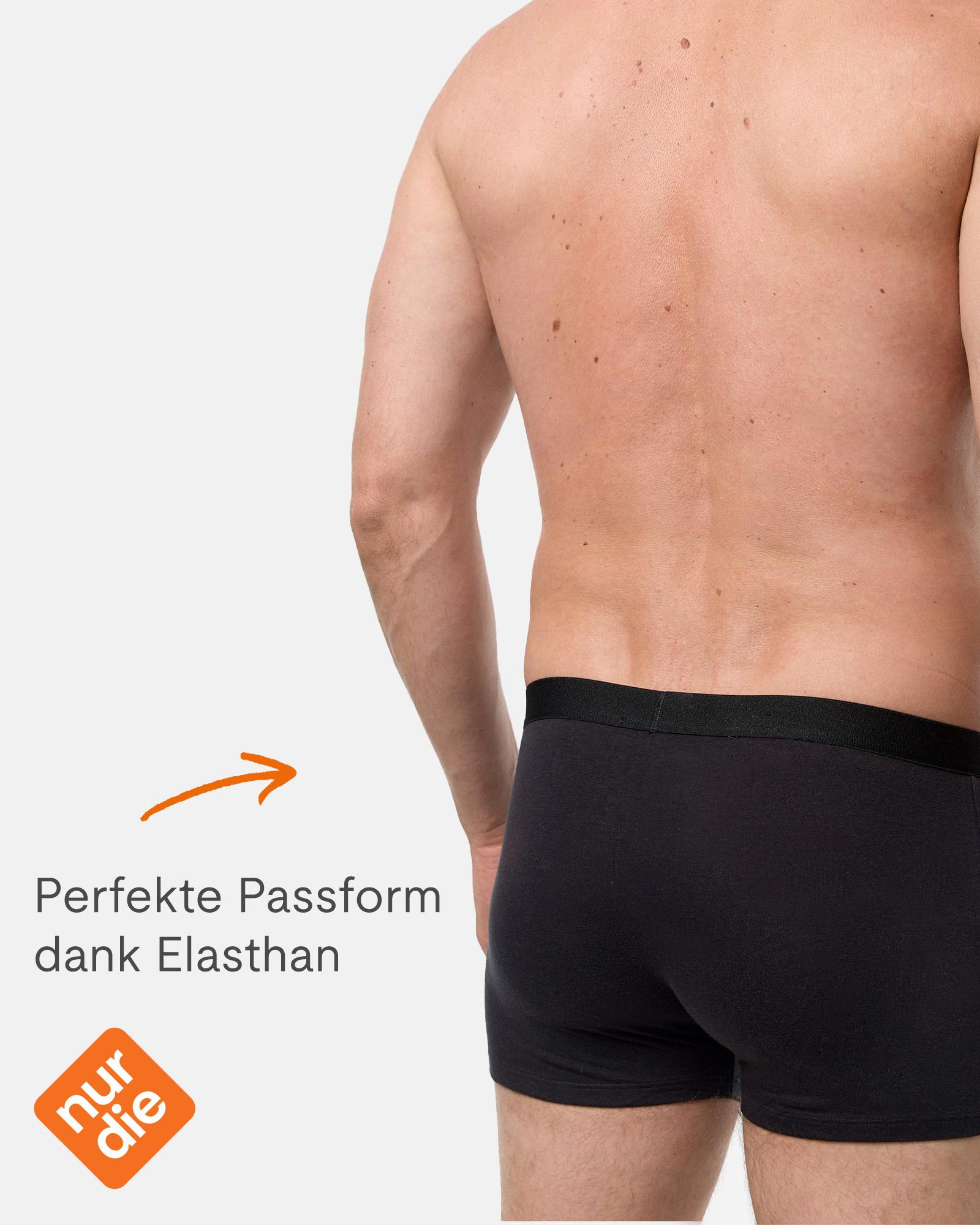 Produktbild NUR DIE Herren Boxer Cotton Stretch 3er Pack 4 von 5