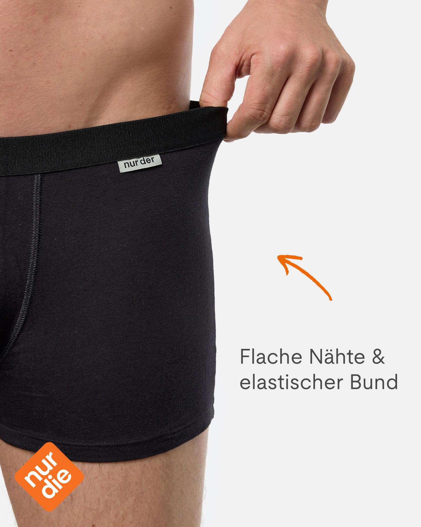 Produktbild NUR DIE Herren Boxer Cotton Stretch 3er Pack 5 von 5