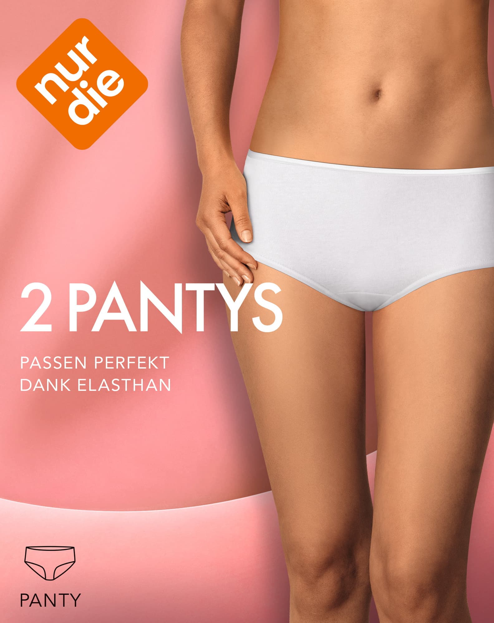 NUR DIE Damen Panty 2er Pack