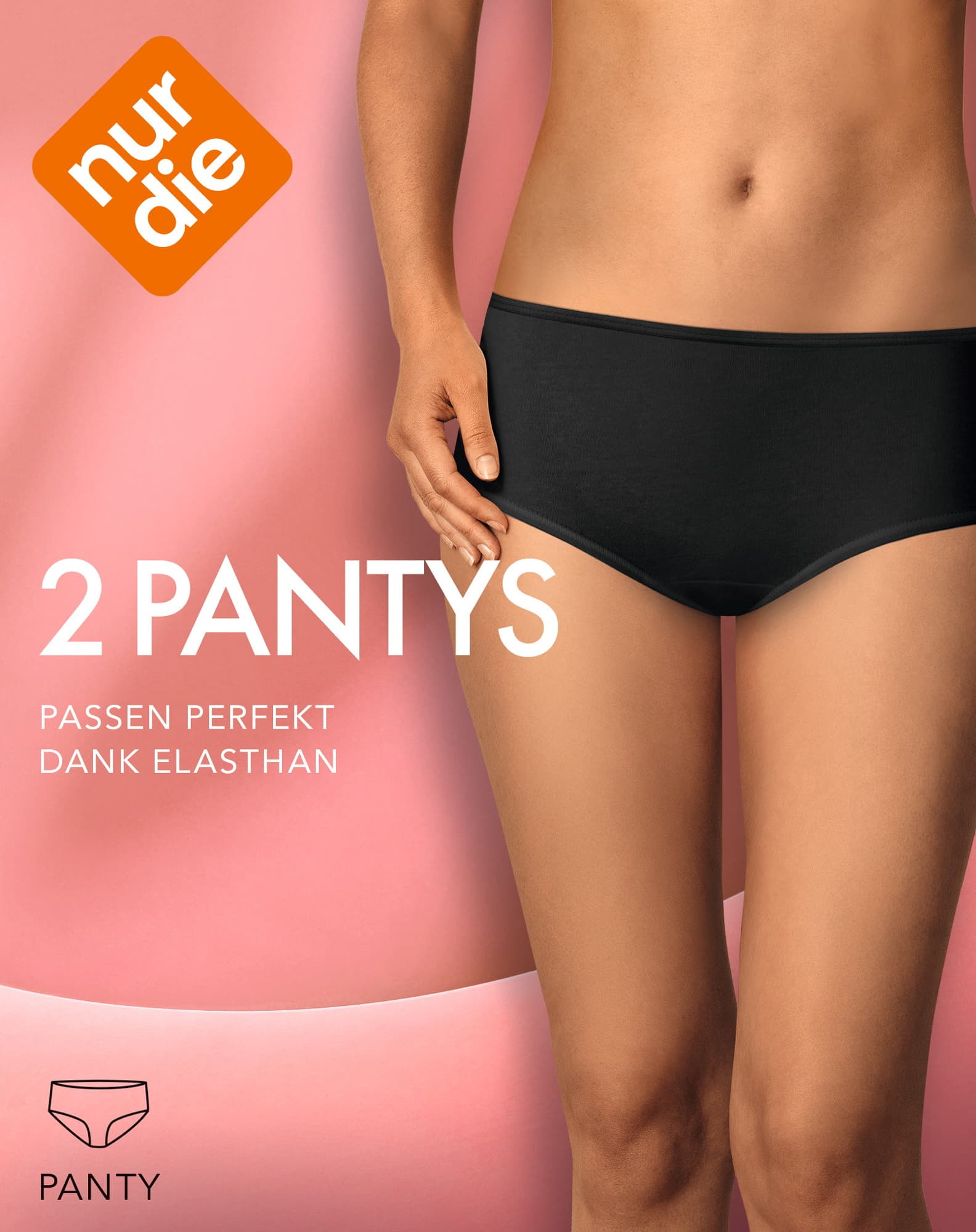 NUR DIE Damen Panty 2er Pack