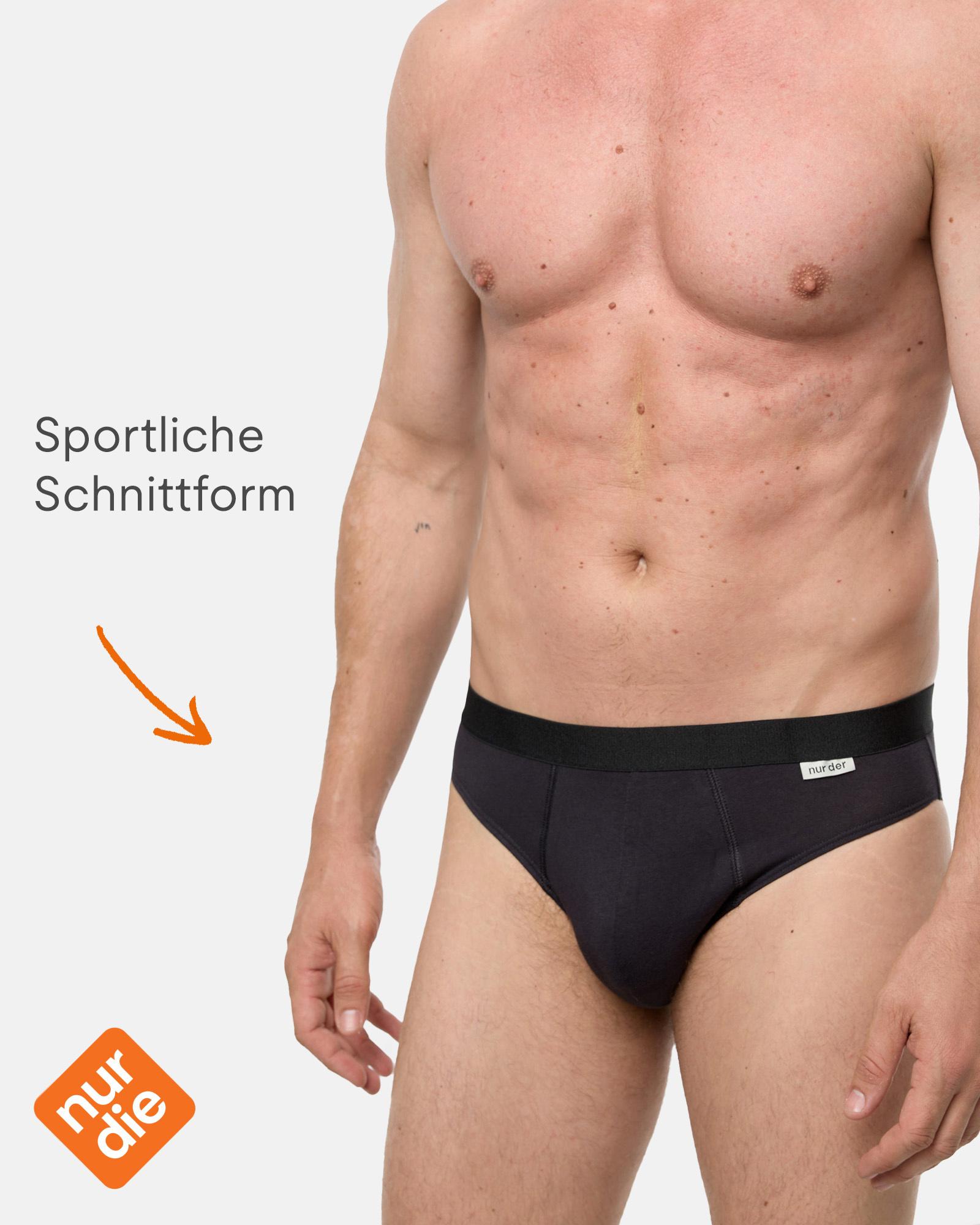 Produktbild NUR DIE Herren Slip Cotton Stretch 3er Pack 4 von 6