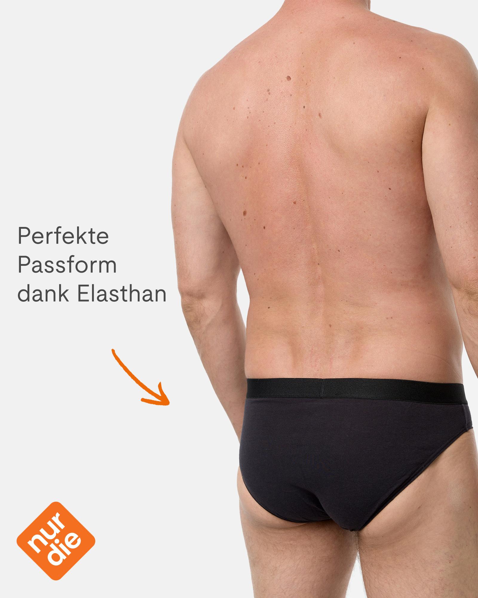 Produktbild NUR DIE Herren Slip Cotton Stretch 3er Pack 5 von 6