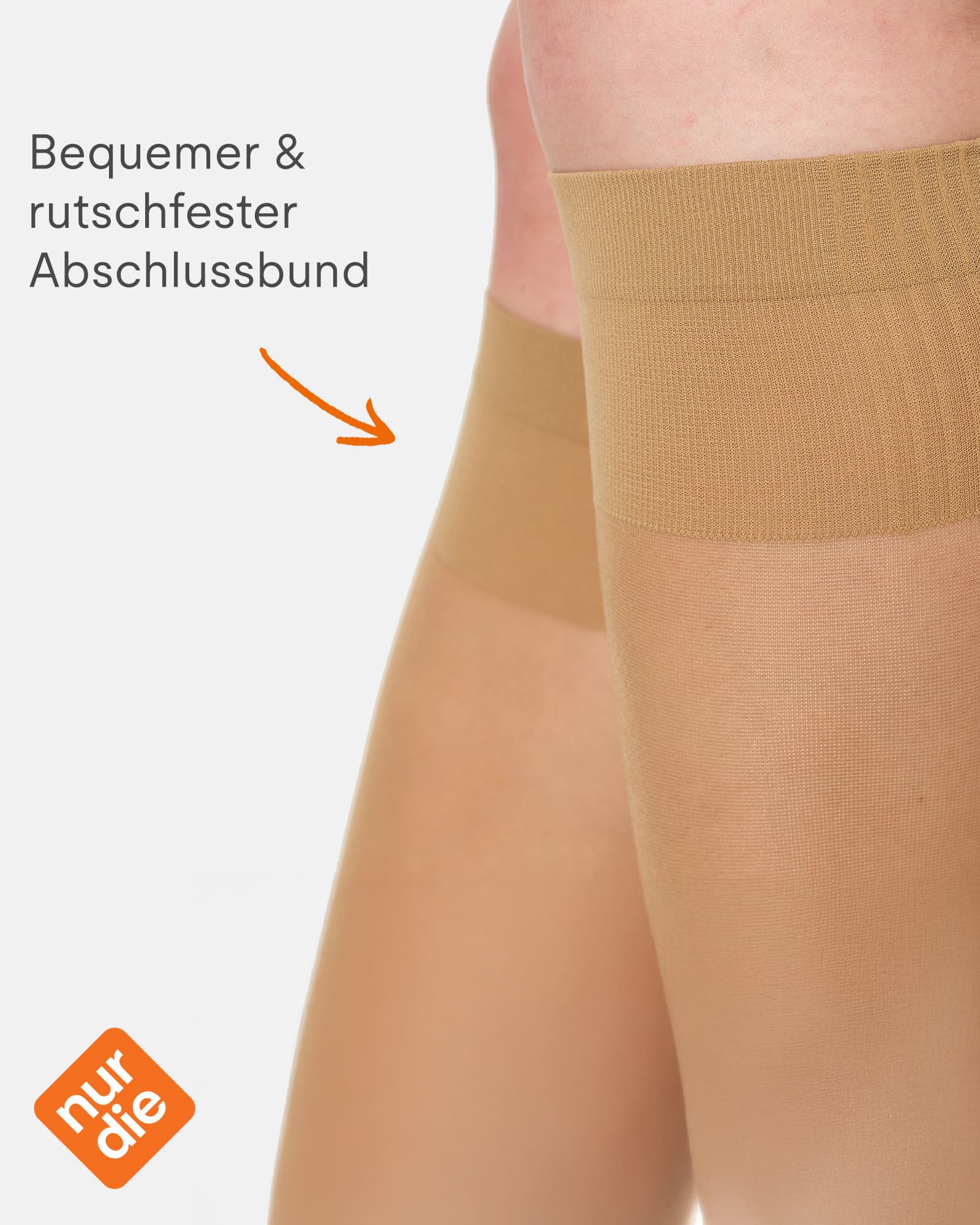 Produktbild NUR DIE Damen Kniestrumpf Vitastütz DEN 40 3 von 6