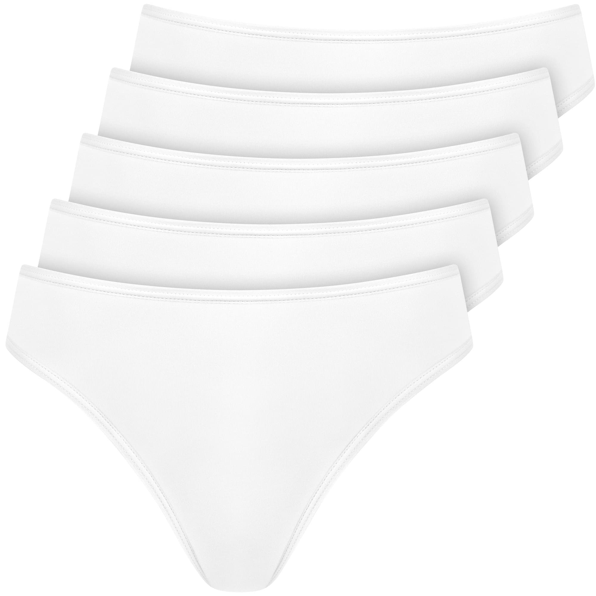 NUR DIE Damen Mini Slip aus Baumwolle 5er Pack