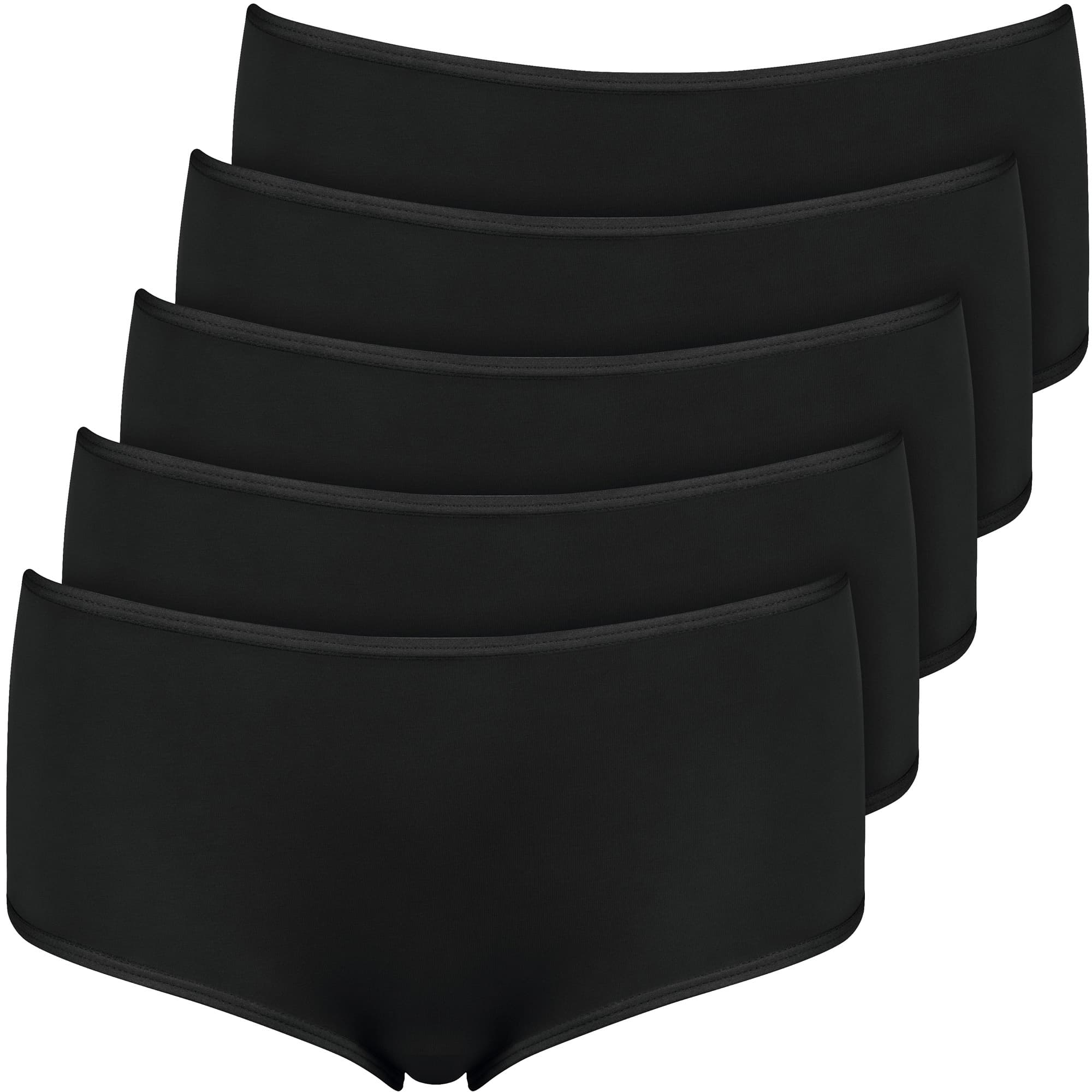 NUR DIE Damen Panty Slip aus Baumwolle 5er Pack