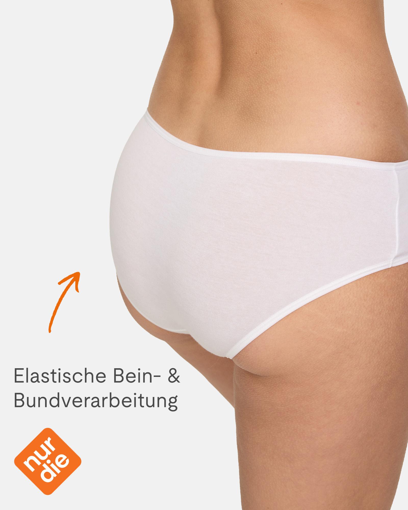 Produktbild NUR DIE Damen Panty Slip aus Baumwolle 5er Pack 3 von 4