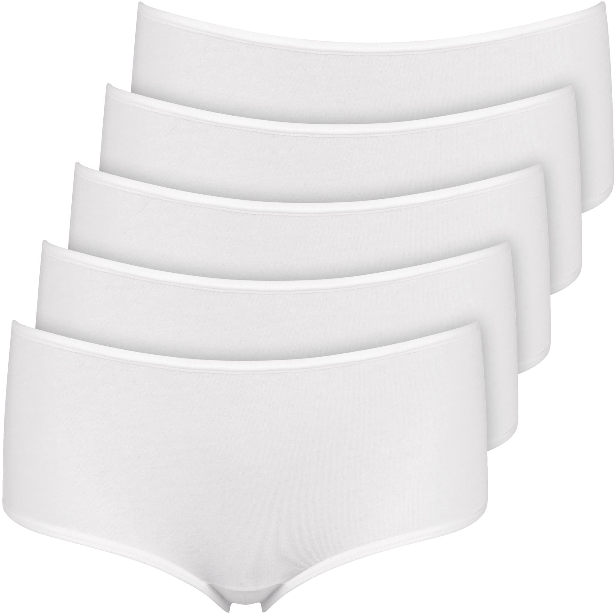 NUR DIE Damen Panty Slip aus Baumwolle 5er Pack