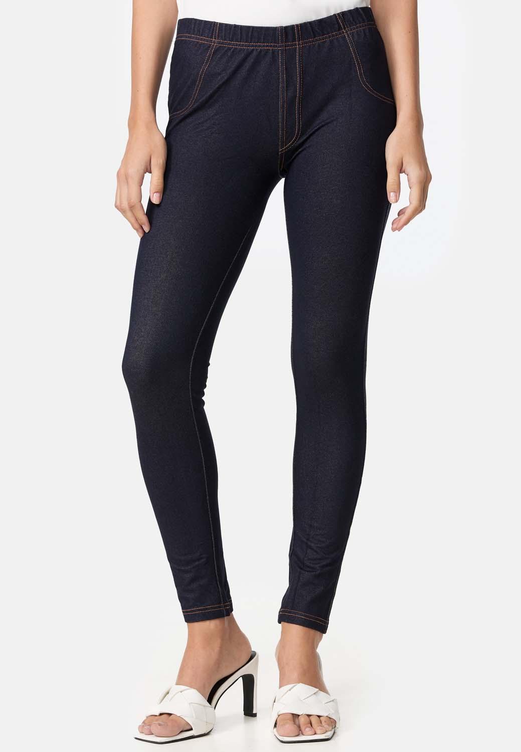 Produktbild NUR DIE Damen Treggings in Jeans-Optik 7 von 9