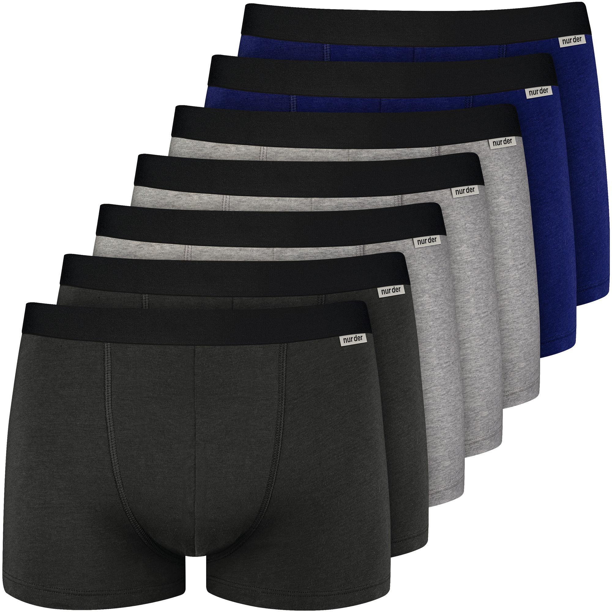 NUR DIE Herren Boxer Cotton Stretch 7er Pack