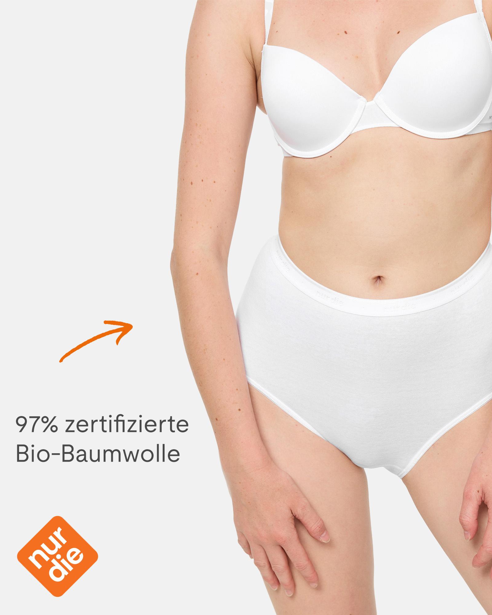 Produktbild NUR DIE Damen Taillenslip aus GOTS Bio-Baumwolle Maxislip 2 von 4