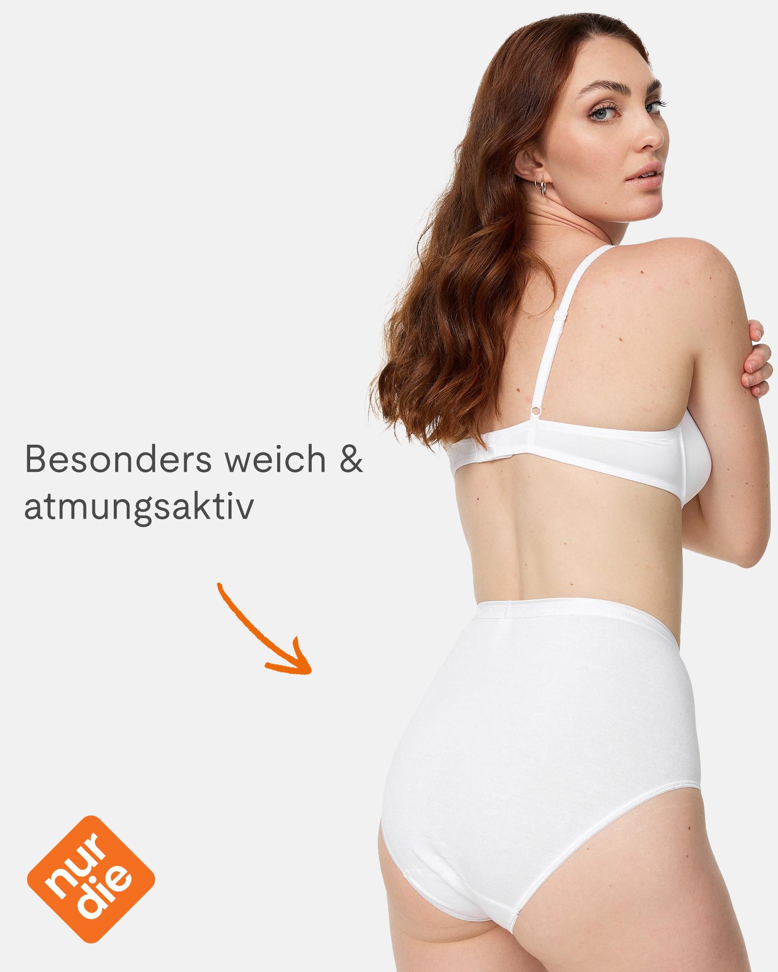 Produktbild NUR DIE Damen Taillenslip aus GOTS Bio-Baumwolle Maxislip 4 von 4