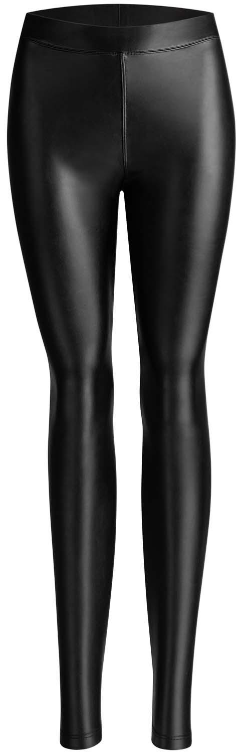 Produktbild NUR DIE Damen Leggings in Leder Optik Relax&Go 6 von 6