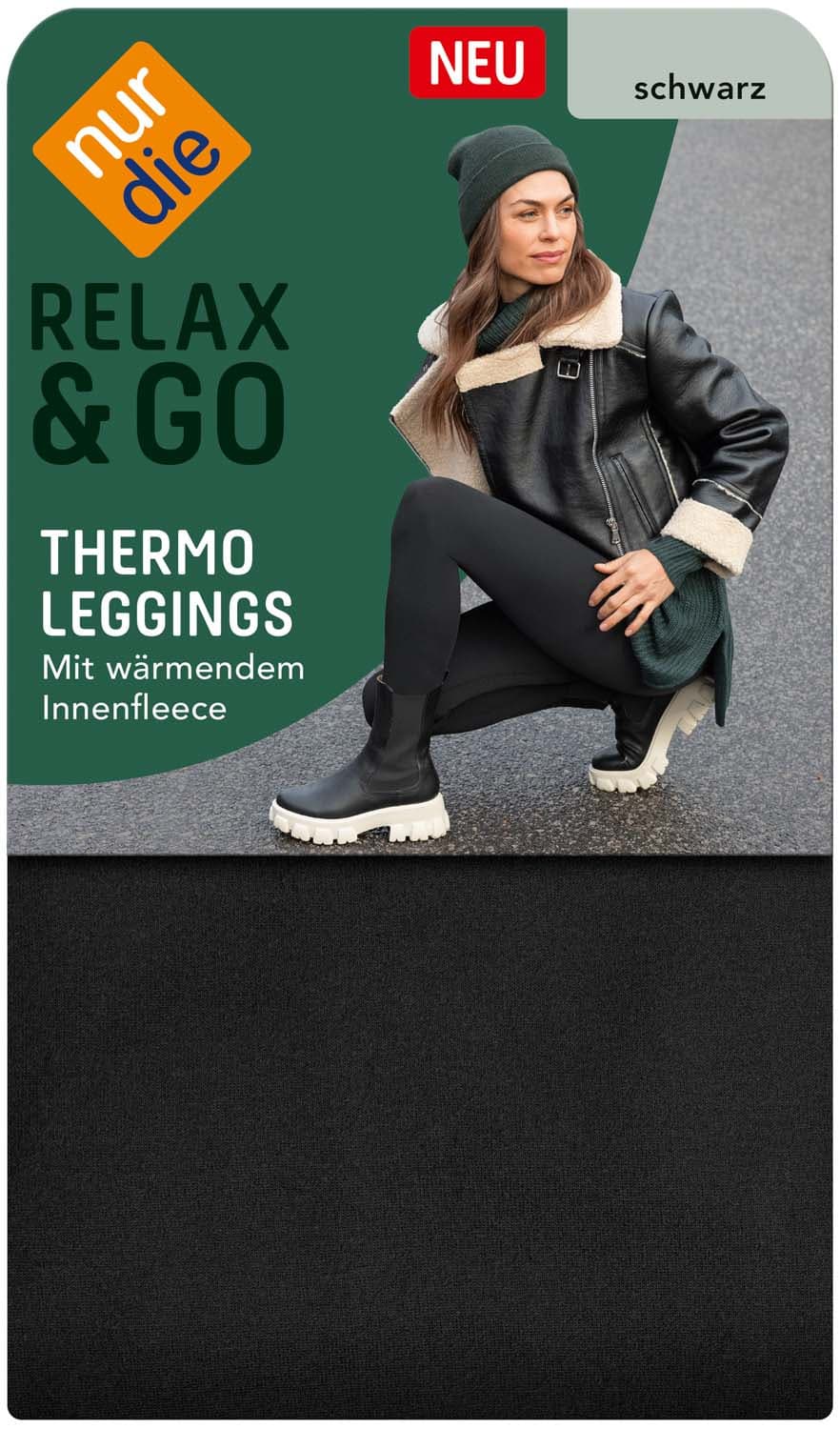 NUR DIE Damen Thermo Leggings Relax & Go